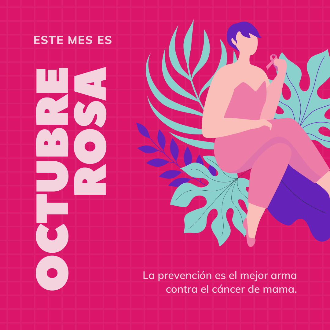 Octubre el mes de la prevención del cáncer de mama