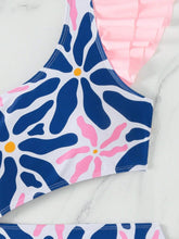 Cargar imagen en el visor de la galería, Traje De Baño De Un Solo Hombro con detalles floral