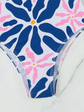 Cargar imagen en el visor de la galería, Traje De Baño De Un Solo Hombro con detalles floral