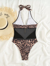 Cargar imagen en el visor de la galería, Traje de baño sexy de una sola pieza con estampado de leopardo