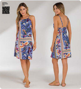 SALIDA 5544 - VESTIDO CURTO FRENTE ÚNICA