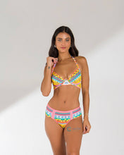 Cargar imagen en el visor de la galería, BIKINI 5506 - CONJUNTO MEIA TAÇA E TANGA MID ESTAMPA LOCALIZADA
