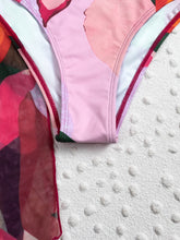 Cargar imagen en el visor de la galería, 👙Bikini con estampado con falda de playa (3 Piezas)    Caribe Beachwear