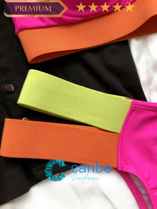 👙Bikini de color combinado    Caribe Beachwear