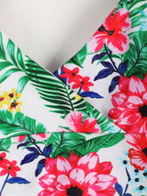Cargar imagen en el visor de la galería, 👙Bikini cortado alto floral    Caribe Beachwear