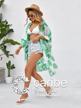 Cargar imagen en el visor de la galería, Kimonos Tropical  XL  Caribe Beachwear