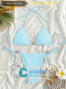 👙Bikini Anilla Liso Elegante    Caribe Beachwear